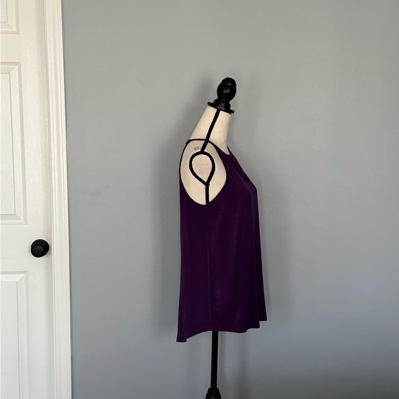 LouKeith Purple High Low Top - Picture 3 of 6